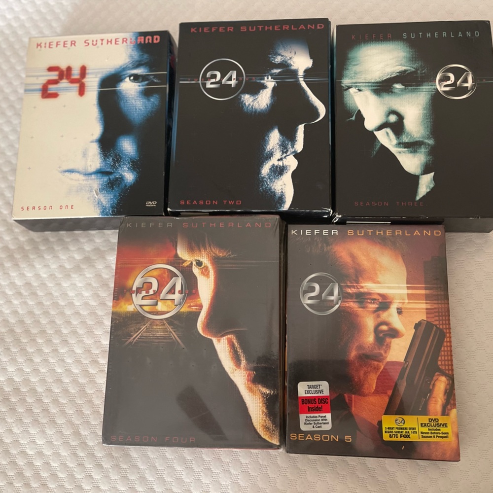 24 Tv Show DVDs Season 1-5